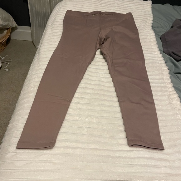 NWT Old Navy women’s fleece lined earthy Mauve leggings size XL - Picture 3 of 8
